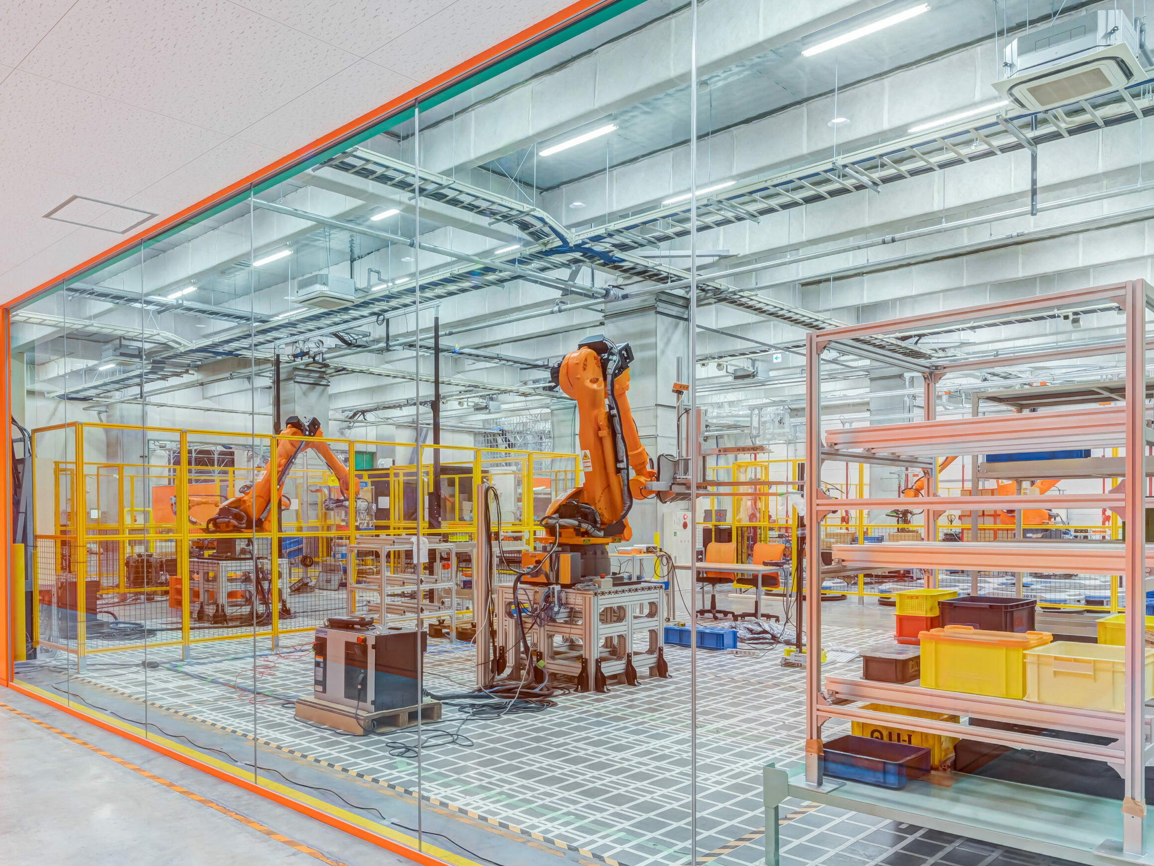 Mujin robotics demo room