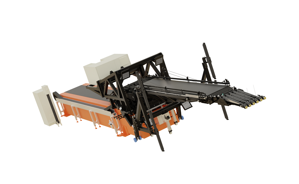TruckBot Automated Truck Unloader Illustration