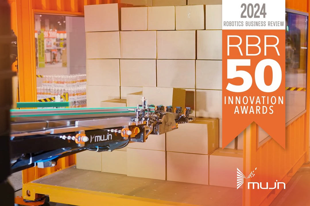 TruckBot Awarded the RBR50 Robotics Innovation Award for Transforming Automated Truck Unloading
